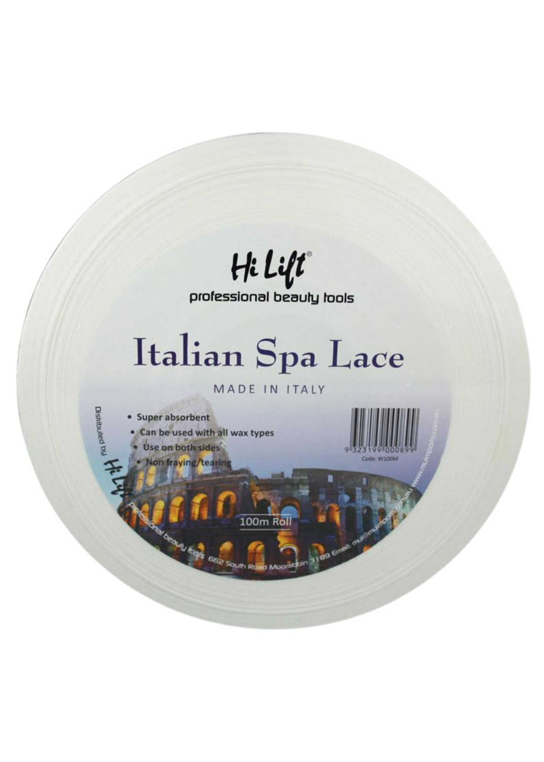 Hi Lift Italian Spa Lace Epilating Roll 100 Metre