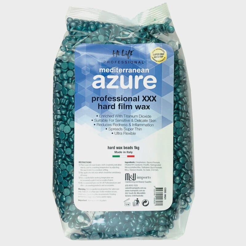 Hi Lift Meditteranean Azure Hard Wax - 1kg Bag