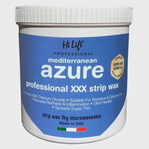 Hi Lift Mediterranean Azure Strip Wax 1L Tub