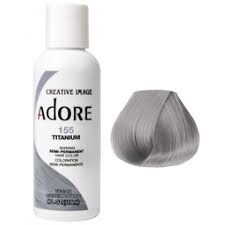 Adore semi permanent hair color - titanium 155
