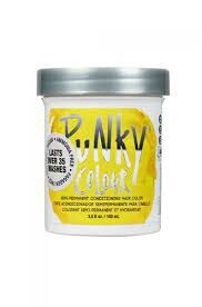 PUNKY COLOUR, SEMI-PERMANENT CONDITIONING HAIR COLOR, BRIGHT YELLOW,