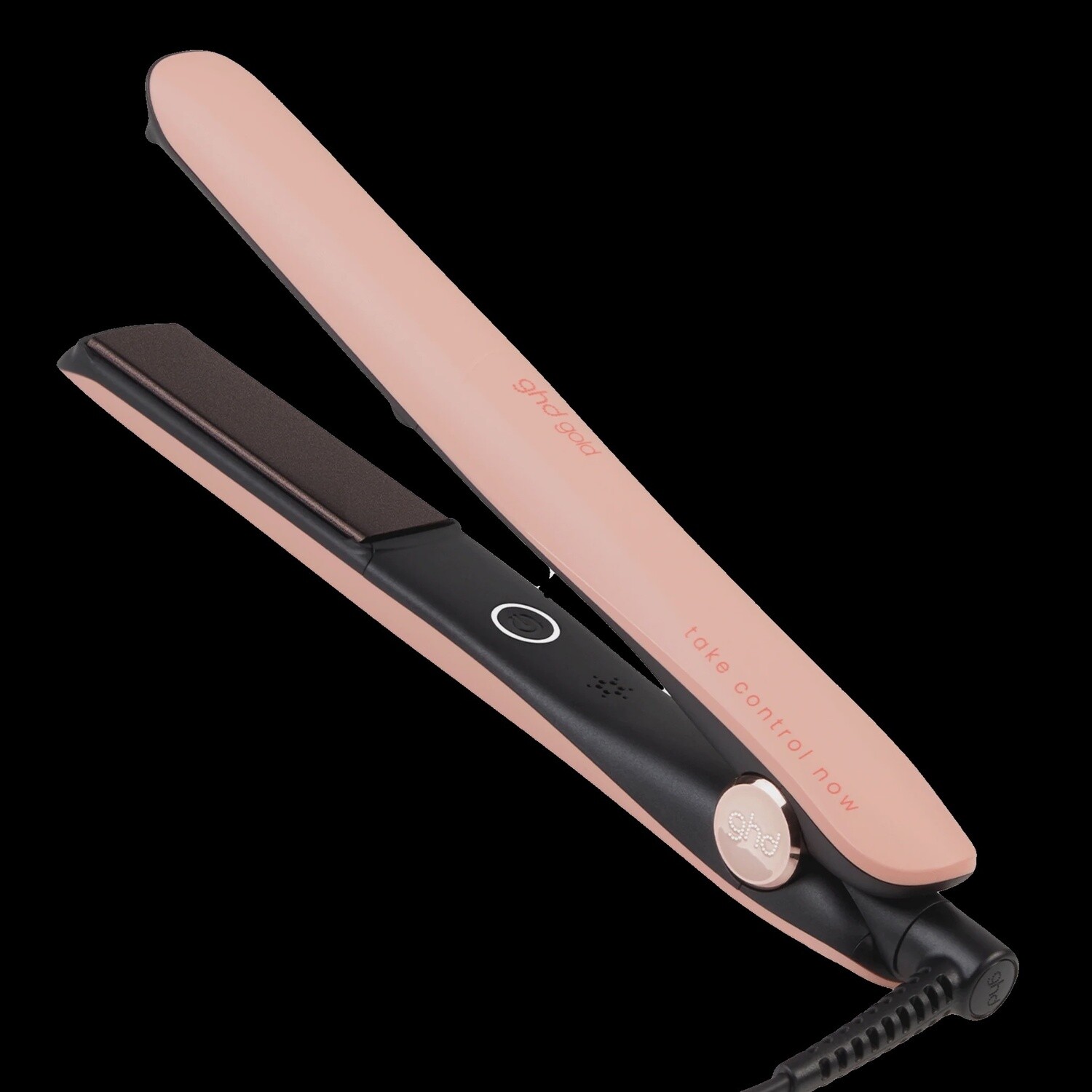 GHD gold® hair straightener in pink peach - limited edition