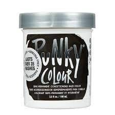 PUNKY COLOUR, SEMI-PERMANENT CONDITIONING HAIR COLOR, EBONY, 100ML