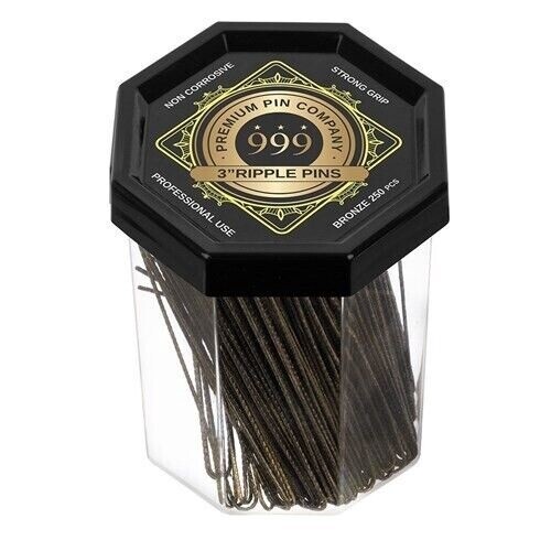 999 3&quot; RIPPLE PINS 250 PCS BRONZE