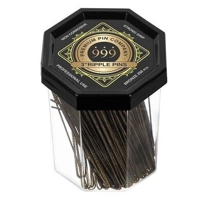 999 3&quot; RIPPLE PINS 250 PCS BRONZE