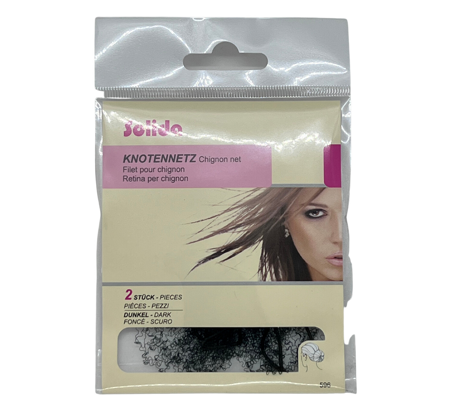 Solida Bun Net 2 pcs  Dark