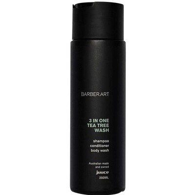 Juuce Barber Art 3 In 1 Tea Tree Wash 250mL