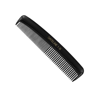 Dateline Professional Black Pocket Comb 1B Slim