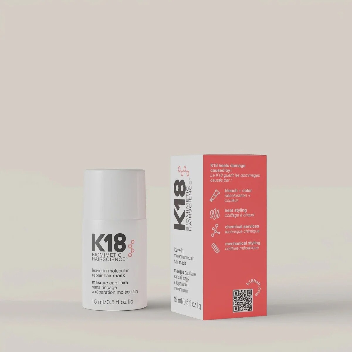 K18 Leave - In Molecular Repair Hair Mask 15ml