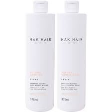 NAK Volume Shampoo and Conditioner 375ml Duo