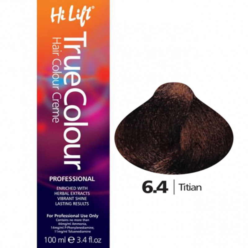 True Colour Permanent Hair Color Cream 6.4 Titian 100ml