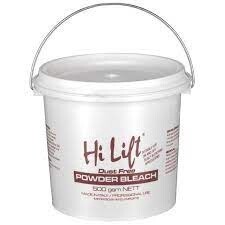 Hi lift dust free powder bleach 500g tub