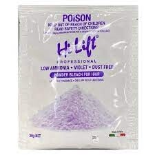 Hi lift violet powder bleach 30g