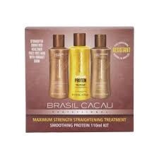 Brasil cacau maximum strength straightening treatment kit