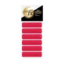 hair fx self gripping roller 6pc red 13mm