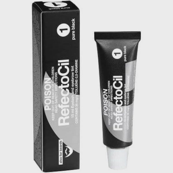 Refectocil 15ml eyelash and eyebrow tint 1 pure black