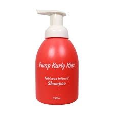 pump kurly kids shampoo 350mls