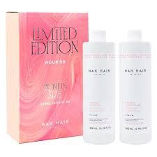 NAK nourish shampoo and conditioner 500ml duo pack