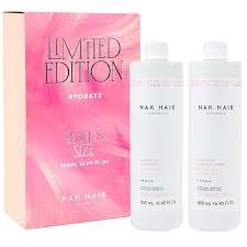 NAK hydrate shampoo and conditioner 500ml duo pack