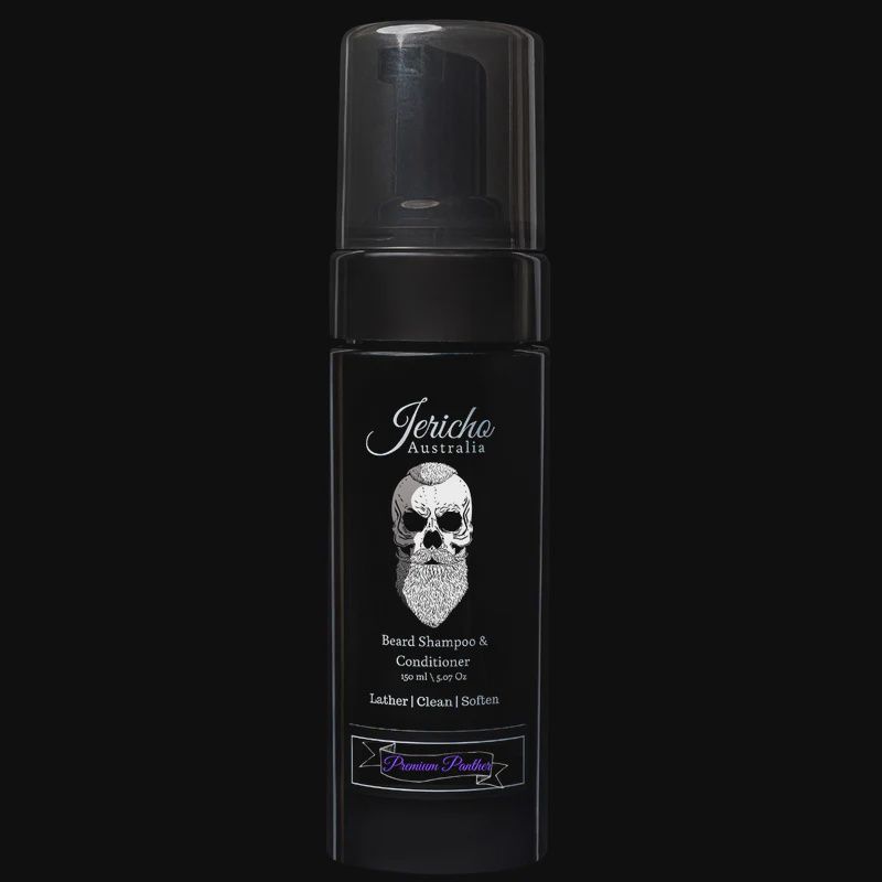 Jericho 2 in 1 Beard Shampoo &amp; Conditioner 150ml Premium Panther
