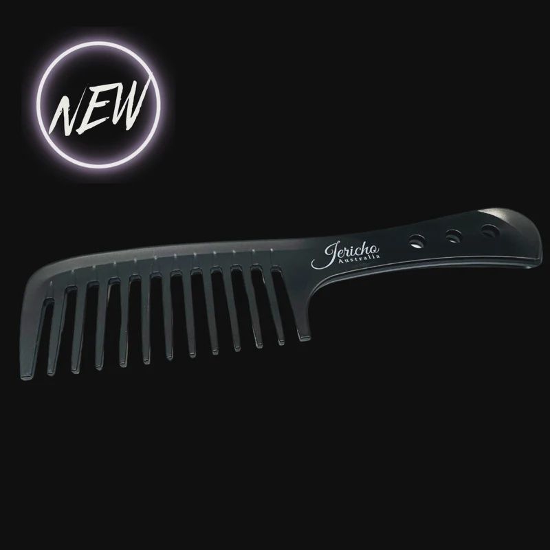 Jericho Carbon Fibre Wide Tooth Beard Comb