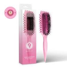 Bounce curl define edge lift brush - pink