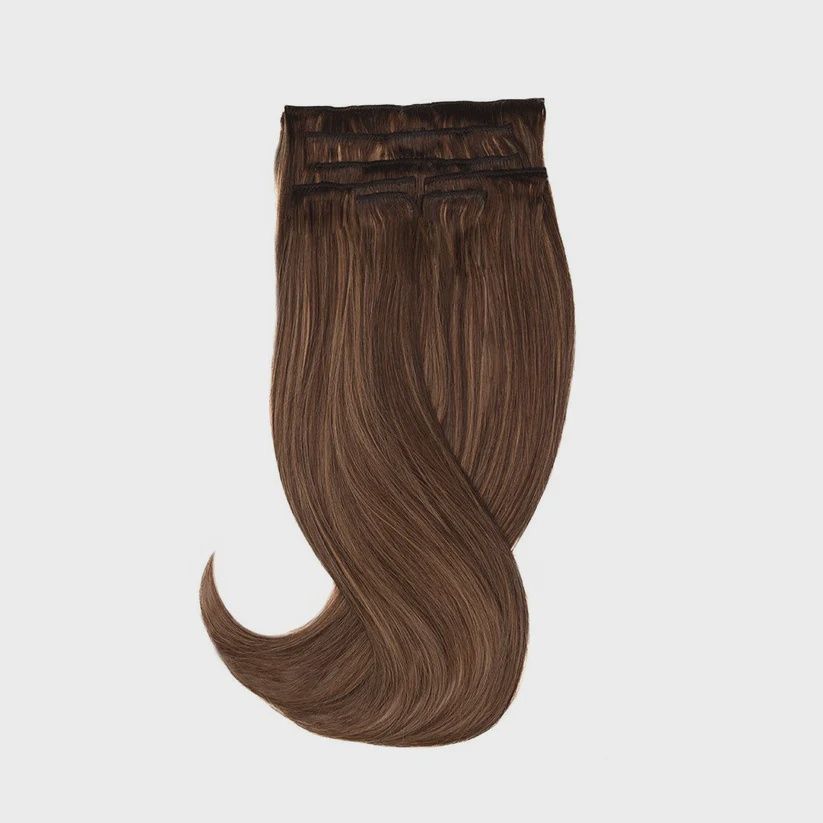 Amazing Hair Human Hair Clip-in 2/10 Brown/Caramel 7pc Set 20&quot;