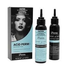 Robert de soto acid perm resistant hair 2x100ml bottles