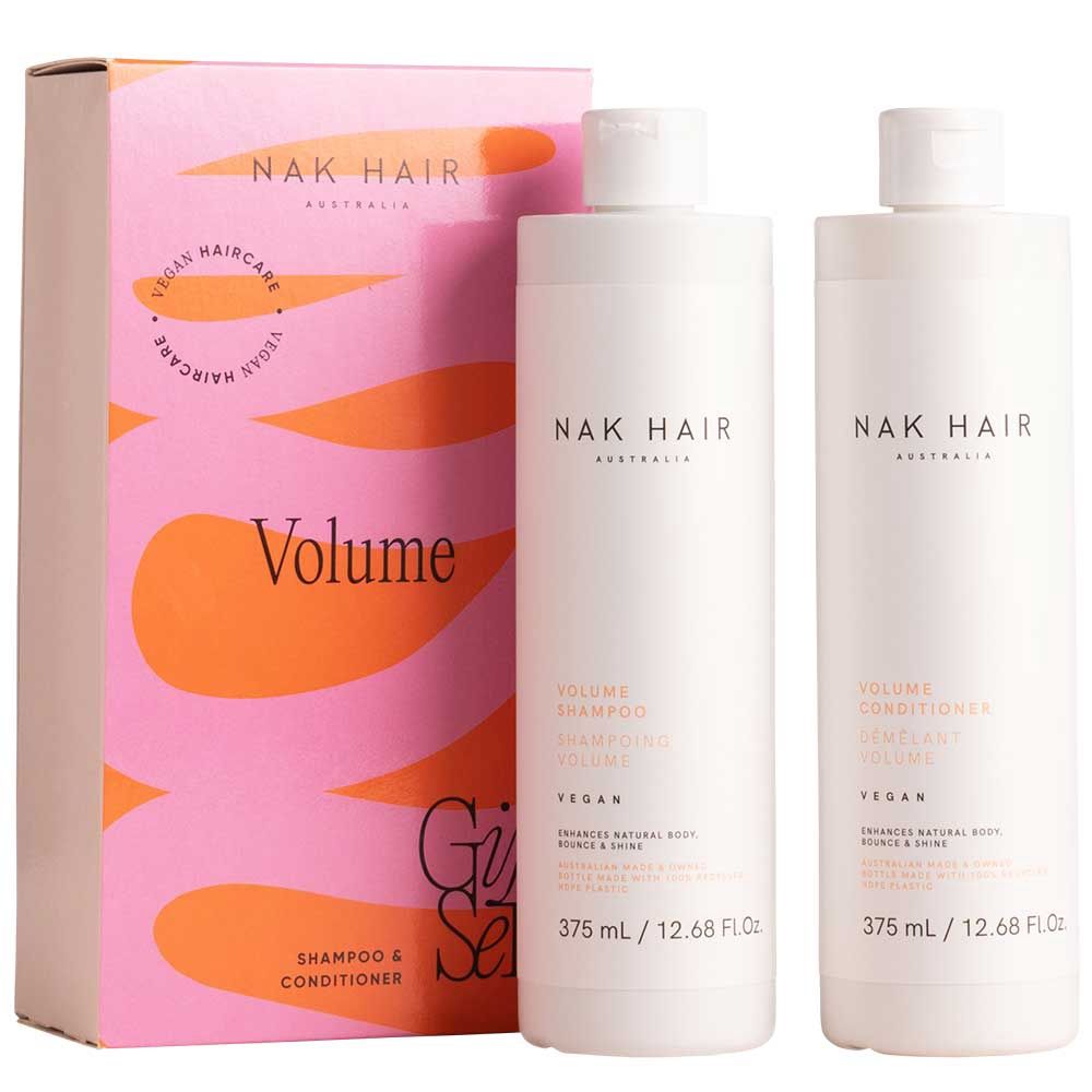 Nak volume shampoo and conditioner duo pack 375mls
