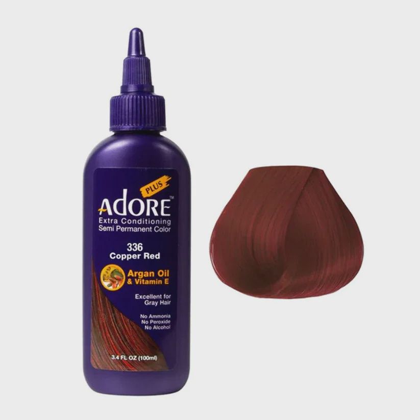 Adore Plus Semi Permanent Hair Color 336 Copper Red 100ml