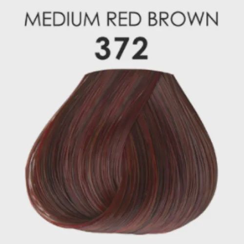 Adore Plus Semi Permanent Hair Colour Medium Red Brown 372