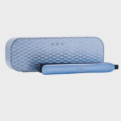 GHD gold hair straightener in iced luxe