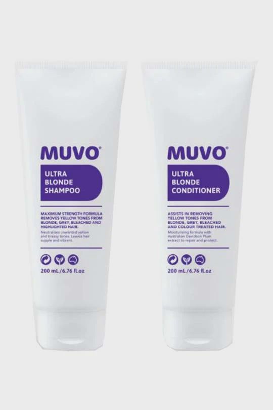 MUVO ULTRA BLONDE SHAMP00 &amp; CONDITIONER DUO 200ML