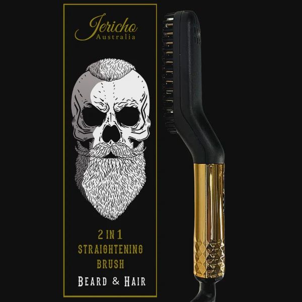 JERICHO 2 IN 1 BEARD STRAIGHTENING BRUSH