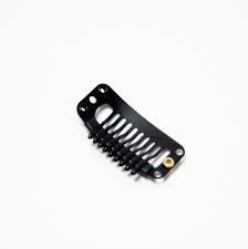 Hair Extension  Replacement Clips Black Pack 5