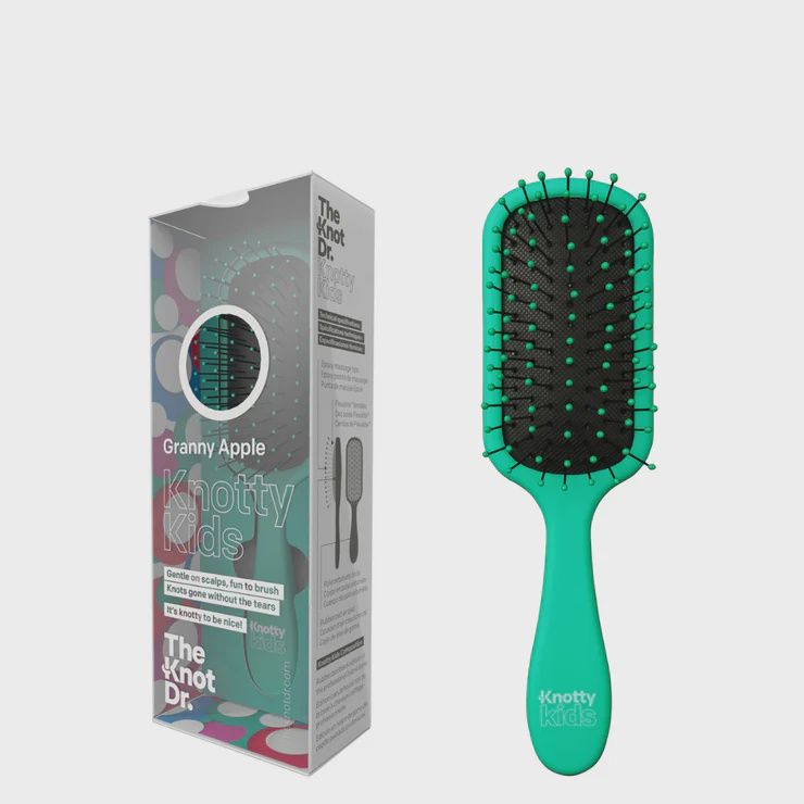 The Knot Dr Knotty Kids Detangling Brush - Granny Apple