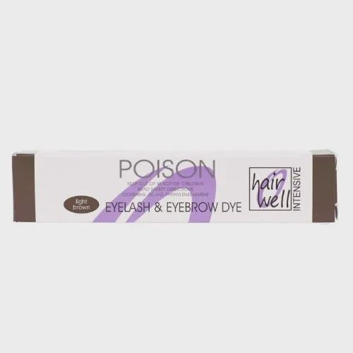 Hairwell Eyebrow/Eyelash Tint 20ml Light Brown