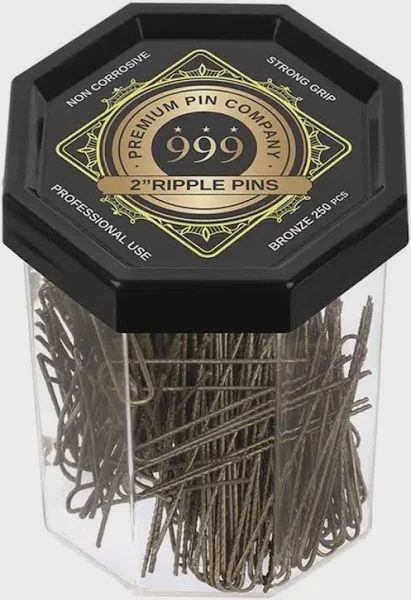 999 ripple pins 2&quot;bronze 250p