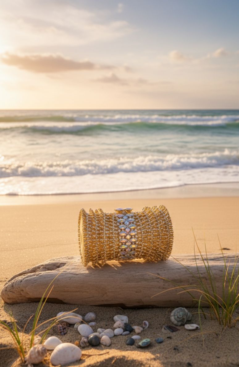 Crystal Clutch GOLD COLOUR 