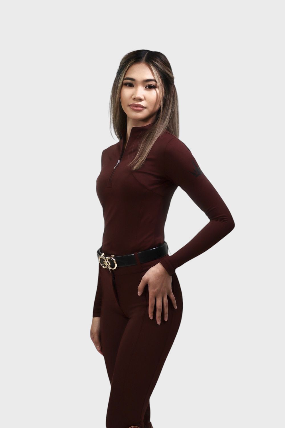 Hybrid Leggings Wine