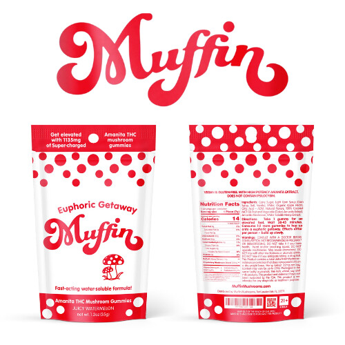 MUFFIN Amanita THC Gummies 5 ct