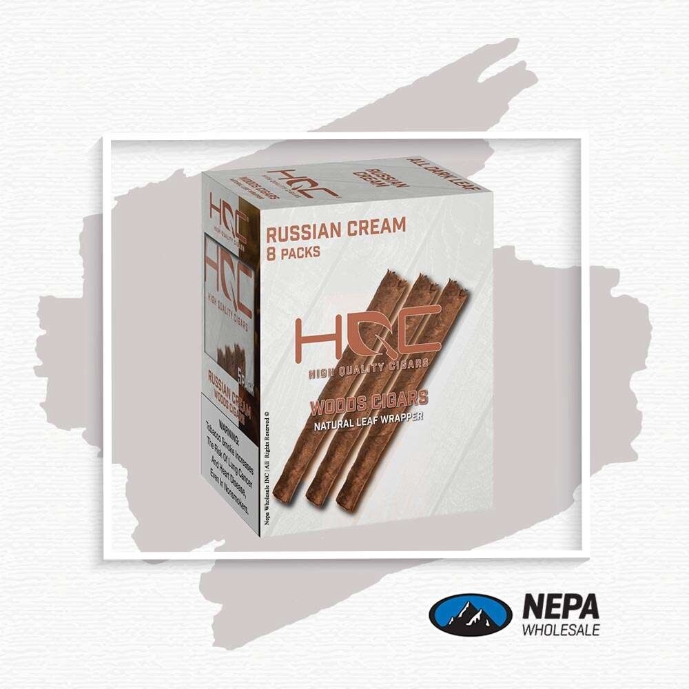 HQC - Russian Cream Dark Leaf Cigarillos - 5 pk