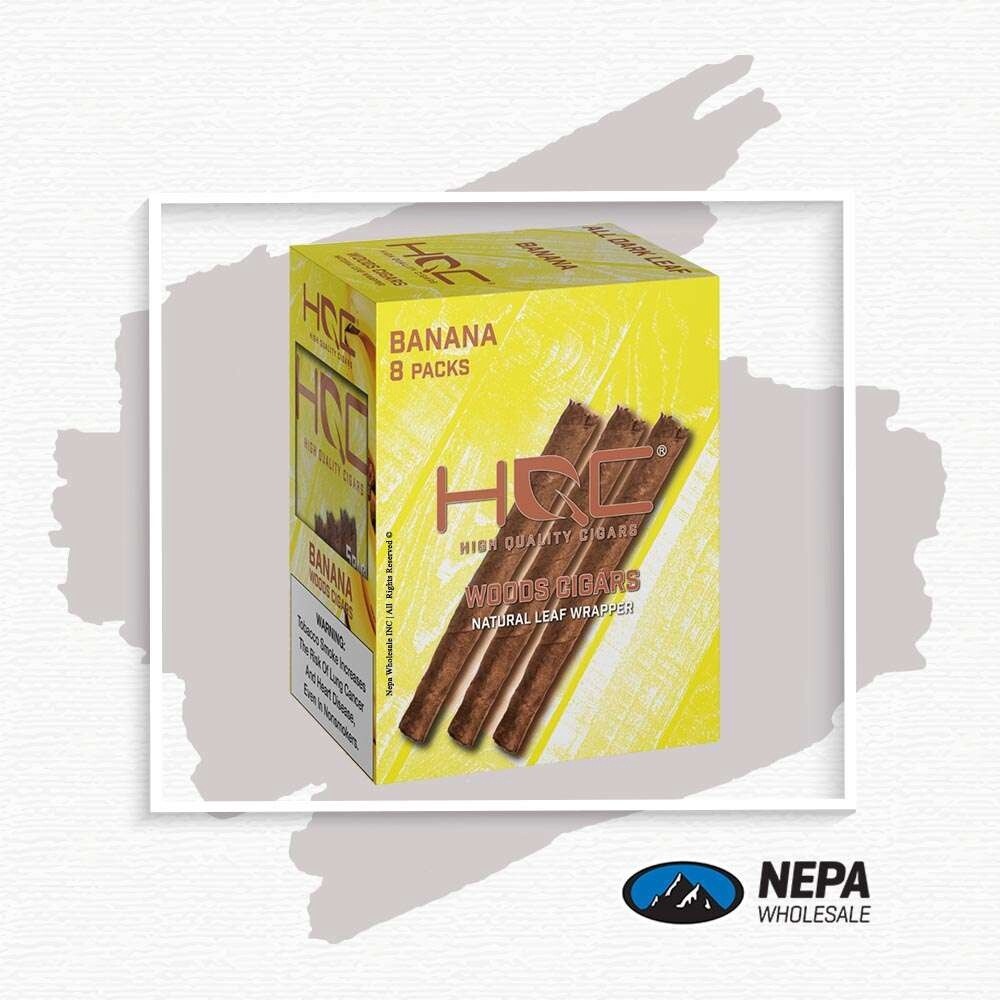 HQC - Banana Dark Leaf Cigarillos - 5 pk