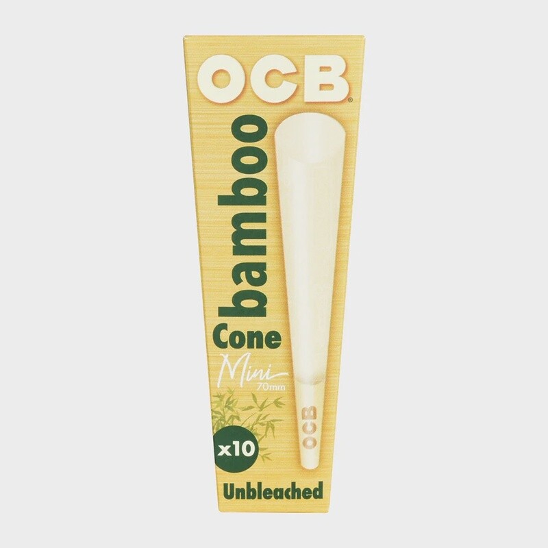 OCB - Mini Bamboo Ultra-Thin Natural Cones - 10 ct