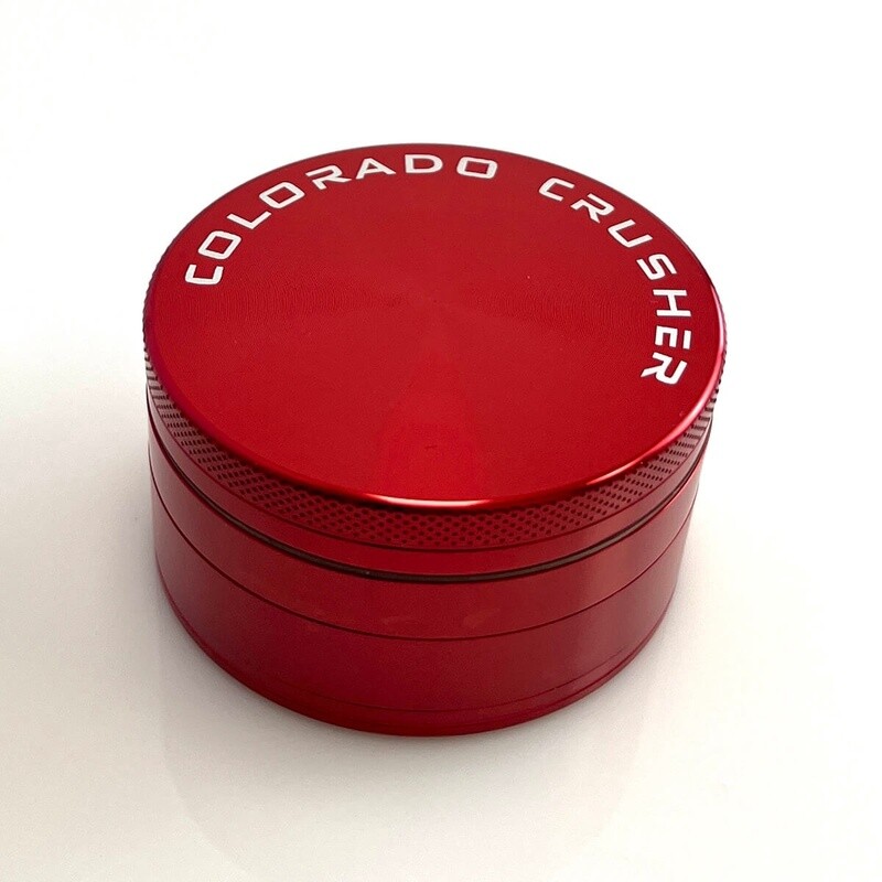 Colorado Crusher - 4 Piece Metal Grinder - 45 mm, Color: Red