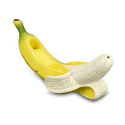 FashionCraft - Curvy Banana Fruit Ceramic Pipe