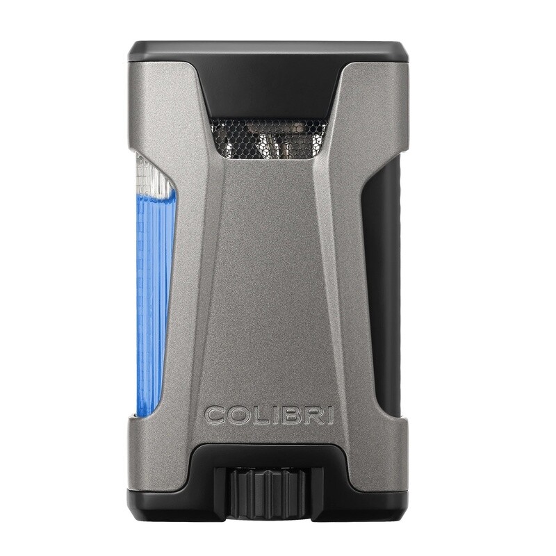 Colibri - REBEL Double Jet Pyramid Flame Torch - Gunmetal Black