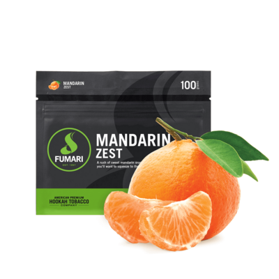 Fumari - Mandarin Zest Shisha Tobacco - 100 gr