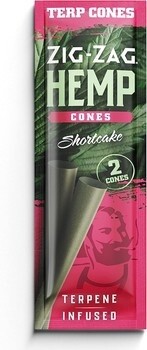 Zig-Zag - Shortcake Terpene Infused Hemp Pre Rolled Cones - 2 ct