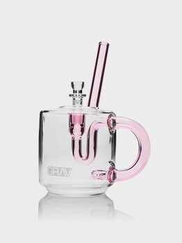 GRAV - Pink Coffee Mug Bubbler